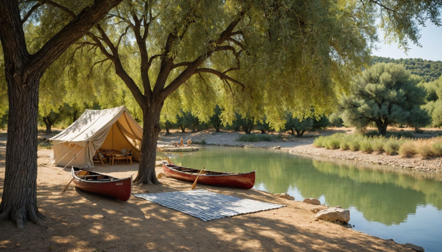 Wat zijn de voordelen van kamperen in de luberon aan de rivier?
